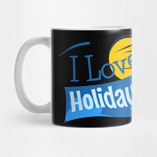 I love heart holidays Mug